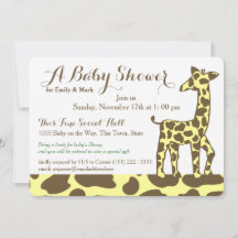 Giraffe Spots Baby shower