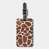 Giraffe spots bagagelabel (Voorkant verticaal)