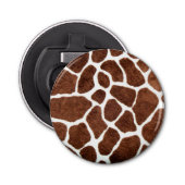 Giraffe spots button flesopener (Voorkant)