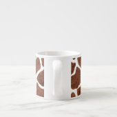 Giraffe spots espresso kop (Achterkant)