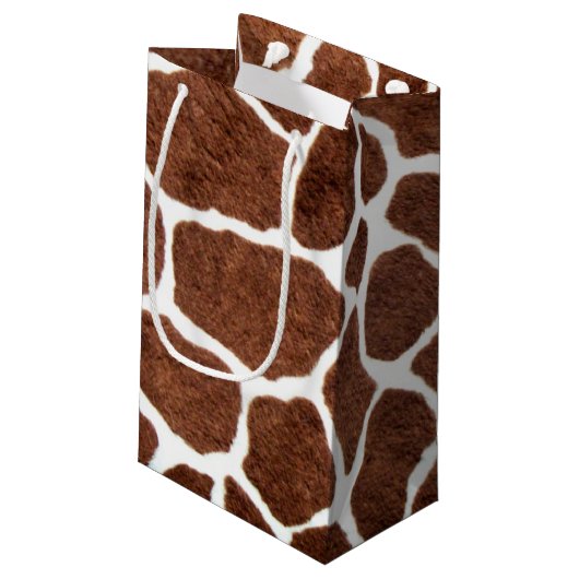 Giraffe spots klein cadeauzakje (Achterkant Gekanteld)