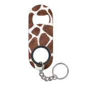 Giraffe spots mini flessenopener (Achterkant)