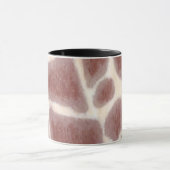 Giraffe Spots Pattern Aangepaste Mokken (Midden)