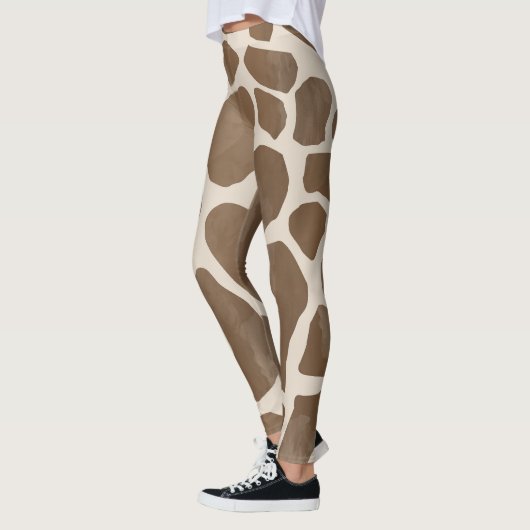 Giraffe Spots Print Pattern Leggings (Links)