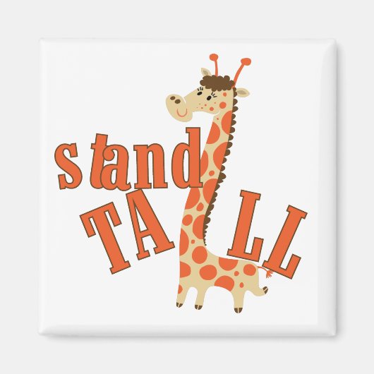 Giraffe standaard magneet (Voorkant)