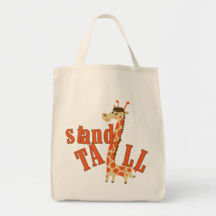Giraffe standaard tote bag