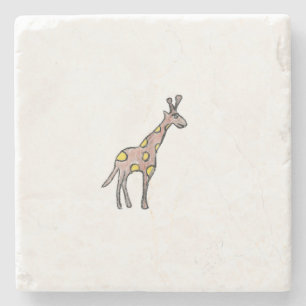 Giraffe Stenen Onderzetter