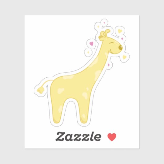 Giraffe Sticker (Vel)