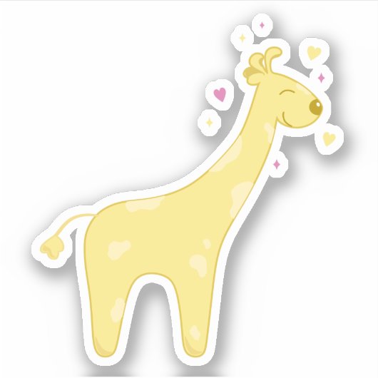 Giraffe Sticker (Voorkant)
