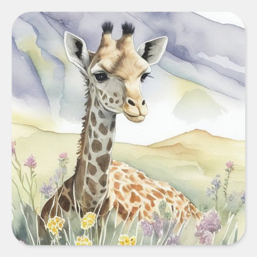 Giraffe Sticker (Voorkant)