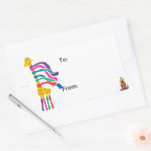 Giraffe sticker gift labels (Envelop)