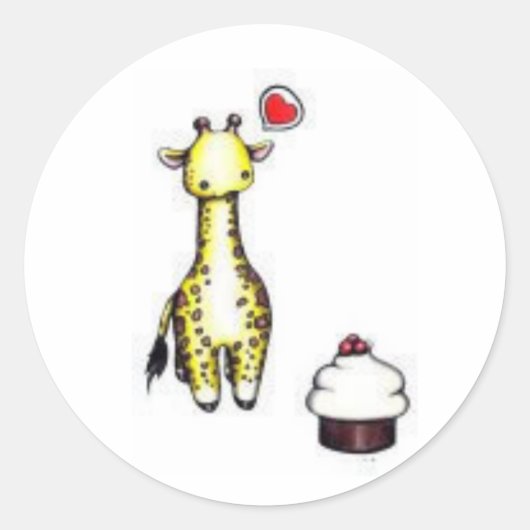 Giraffe Stickers (Voorkant)
