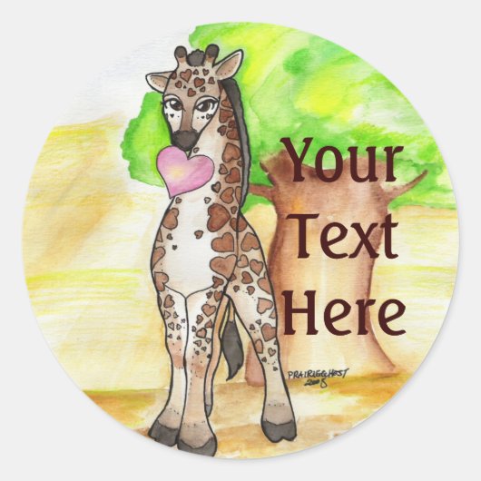 Giraffe Stickers (Voorkant)