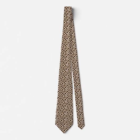 Giraffe Stropdas - Giraffe Pattern Mannen Stropdas (Voorkant)