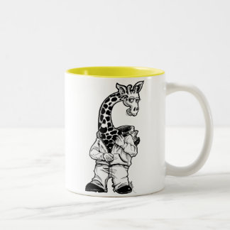 Giraffe-Suit Tweekleurige Koffiemok