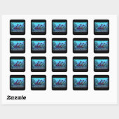 Giraffe Sunrise Stickers (Vel)