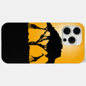 Giraffe Sunset Phone case (Achterkant (horizontaal))
