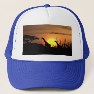 Giraffe Sunset Trucker Pet