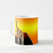 Giraffe Sunshine Popout Art Koffiemok (Voorkant links)