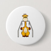Giraffe Swing Ronde Button 7,6 Cm (Voorkant)
