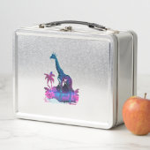 Giraffe Synthwave Vaporwave Art (In situ)