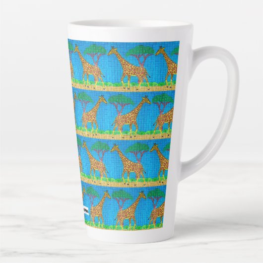 Giraffe - Tasse Latte (Droite)