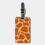 Giraffe Texture Bagagelabel (Voorkant verticaal)