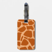 Giraffe Texture Bagagelabel (Achterkant verticaal)