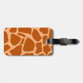 Giraffe Texture Bagagelabel (Achterkant horizontaal)