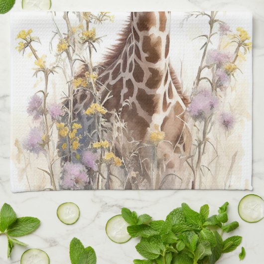 Giraffe Theedoek (Gevouwen)