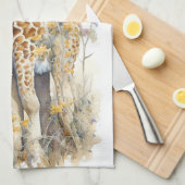 Giraffe Theedoek (Quarter Fold)