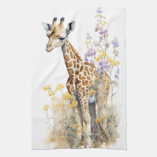 Giraffe Theedoek (Verticaal)