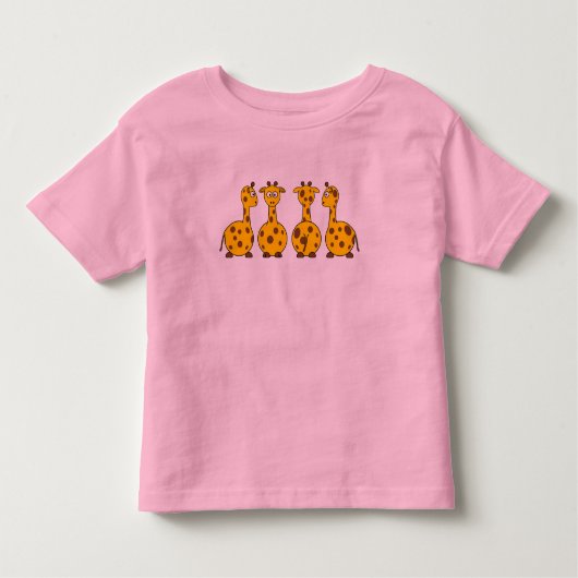 Giraffe Toddler Long Sleeve T-shirt (Voorkant)