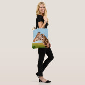 Giraffe Tote Bag (Op model)