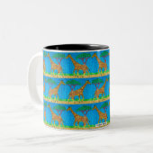 Giraffe - Tweekleurige mok (Voorkant links)