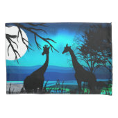 Giraffe Twins Africa personaliseert Destiny Destin Kussensloop (Voorkant)