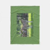 Giraffe Twins Schattige personaliseren Destiny's Fleece Deken (Voorkant)