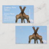 Giraffe Twins Visitekaartjes (Voorkant / Achterkant)