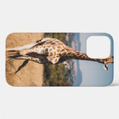 GIRAFFE UITGESCHAKELD MET BROWN GRASS Case-Mate iPhone CASE (Achterkant (horizontaal))