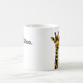 Giraffe Vache drôle Mug (Centre)
