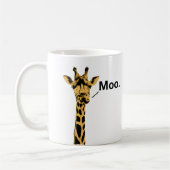 Giraffe Vache drôle Mug (Gauche)