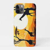 Giraffe van de African Savannah Sunset Case-Mate iPhone Case (Achterkant)