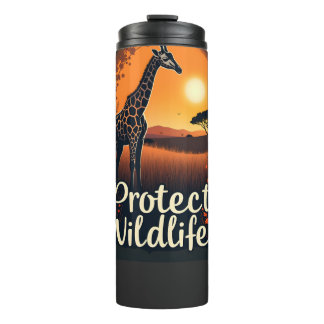 Giraffe van de Savannah Tank Top Thermosbeker