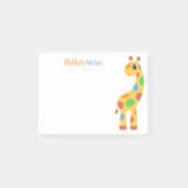 Giraffe van kleurrijke Cartoon Post-it® Notes (Voorkant)