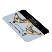Giraffe vastgoedmarketing verkoopt briefkaart magneet (Rechterzijde)