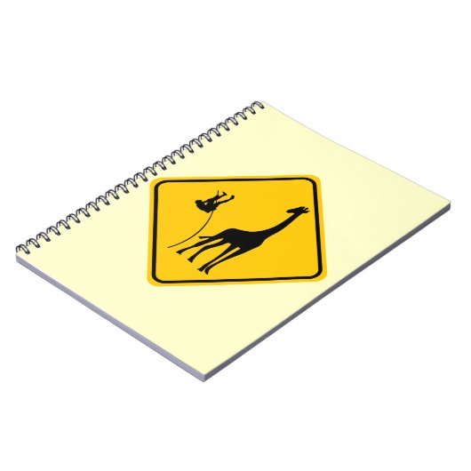 Giraffe Vaulting Notitieboek (Linkerzijde)