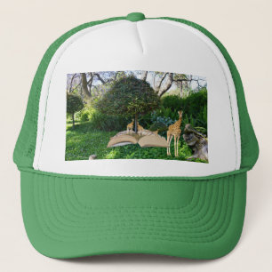 Giraffe-verhaalboek Tijd Pop Out Kunst, Trucker Pet