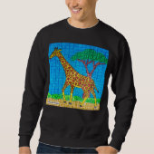 Giraffe (vivid) - Sweatshirt masculin (Devant)