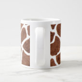 Giraffe vlekken jumbo mok (Achterkant)