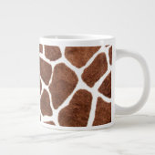 Giraffe vlekken jumbo mok (Rechts)